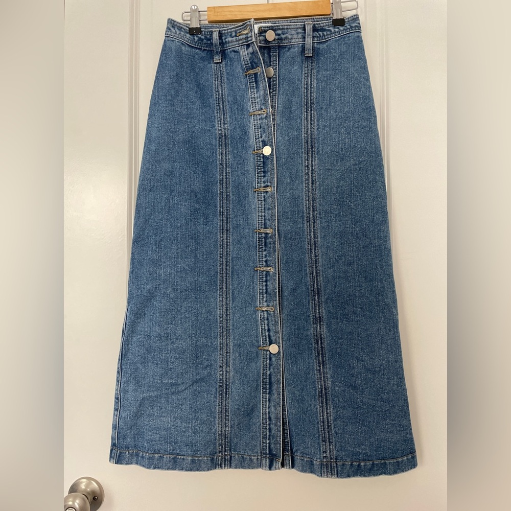Jeans Midi Skirt